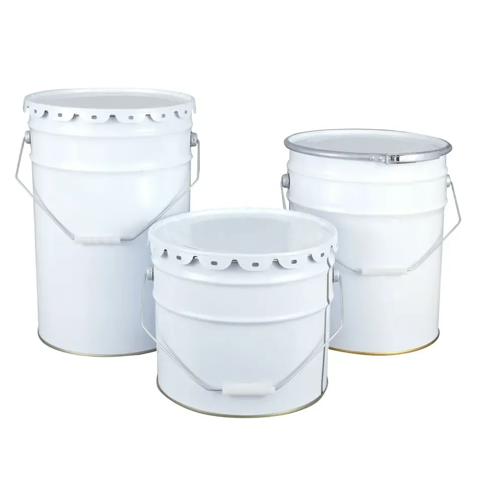 5 Gallon Black Metal Bucket & Lever Lock Pail Lid suppliers