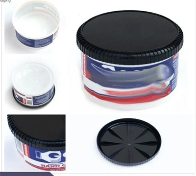 14 oz plastový kanister na balenie čističa rúk